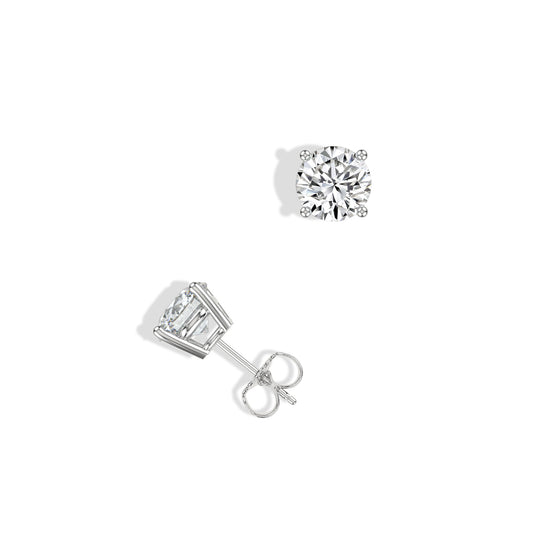 Classic 4 Prong 0.75 Ctw Studs with Push Back