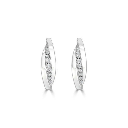 0.10 Ctw Huggies Earring