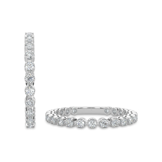 0.50 Ctw Full Diamond Band in Crown Setting