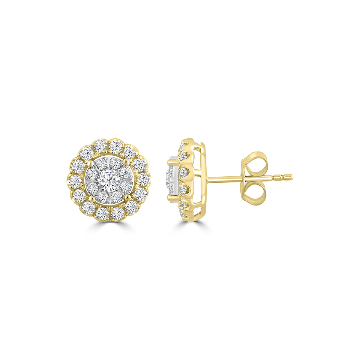 1 CTTW DIA STUD AVATAR EARRING