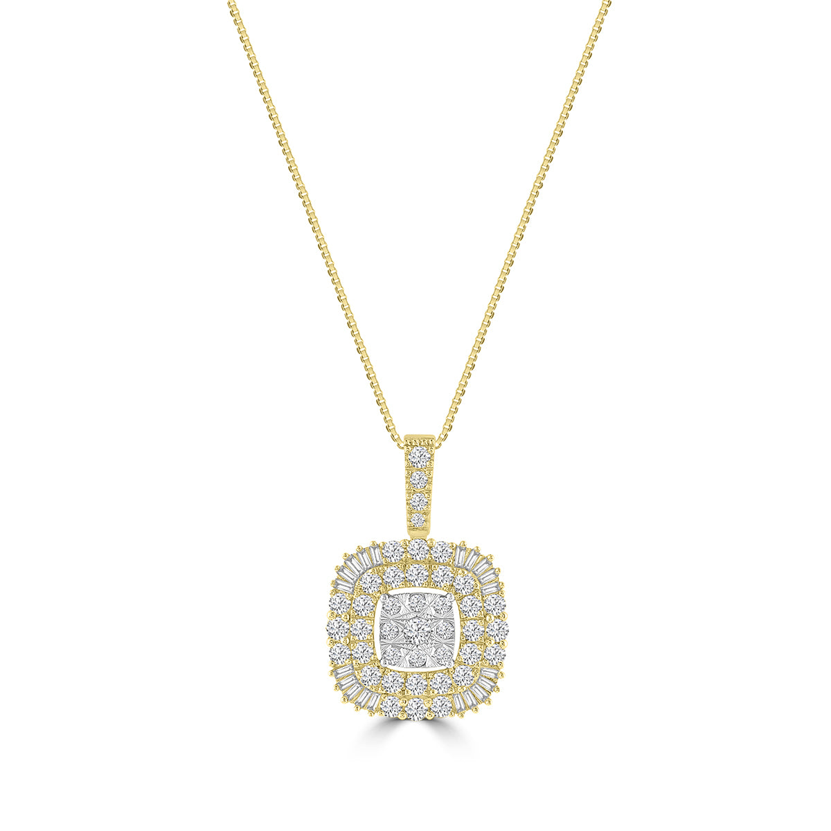 2CTTW DIA CUSHION AVATAR+ PENDANT