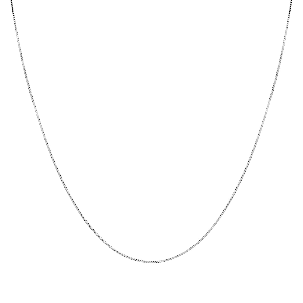 Box Chain Necklace (0.8g-1.0g)