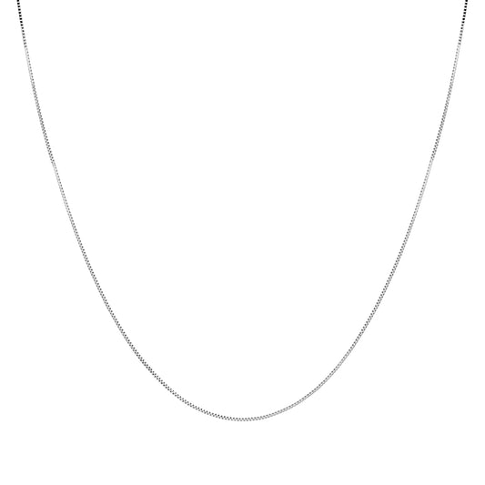 Box Chain Necklace (0.8g-1.0g)