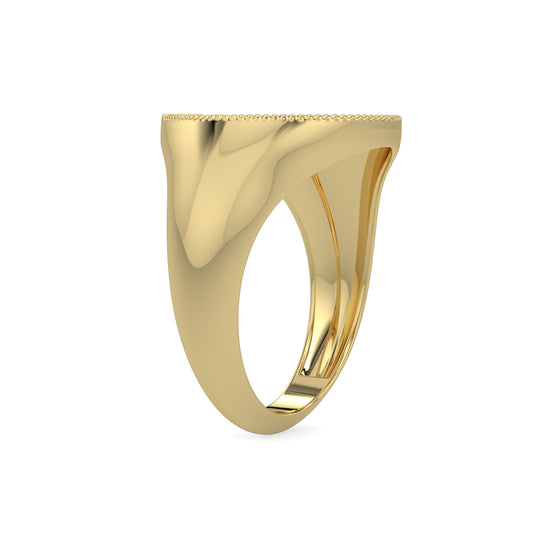 0.33 Ctw Men's Horse Shoe Diamond Ring