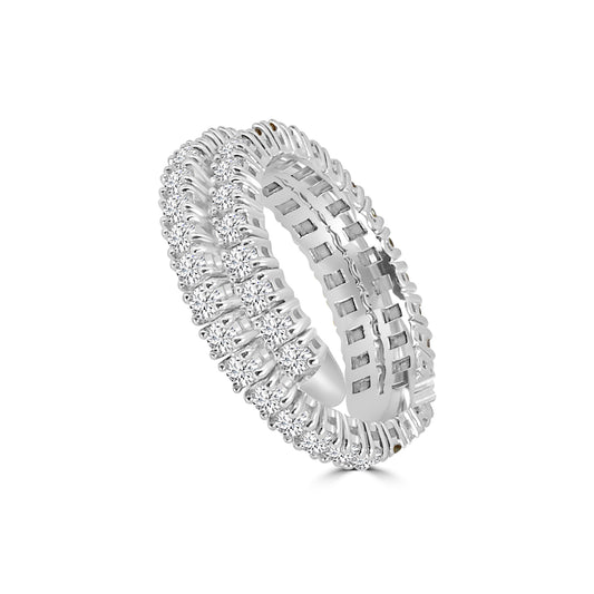 1.50 Ctw Spring Wrap Diamond Ring