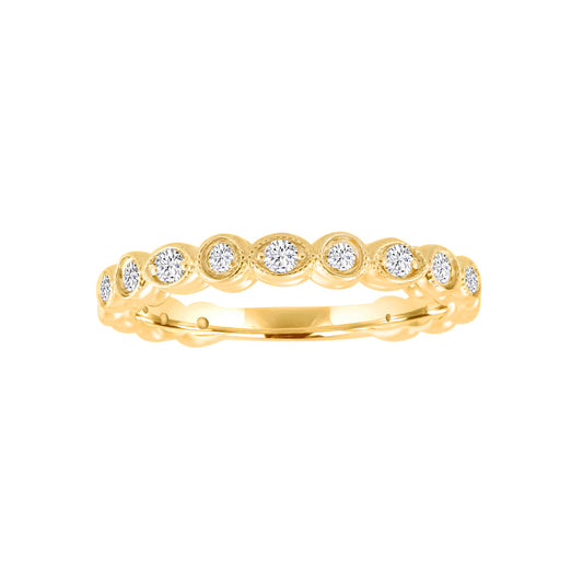 0.5 Diamond Ctw Ring WBDM 0.03*17 Wout/Milgrain