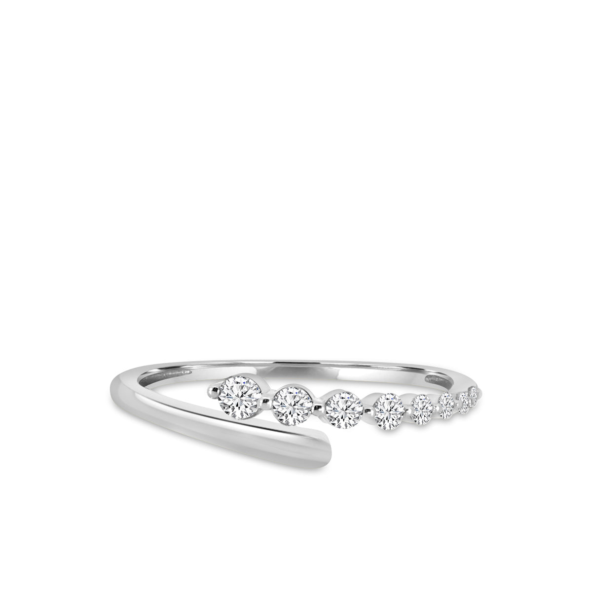 Shared Prong  0.24 Ctw Diamond Journey Fashion Ring
