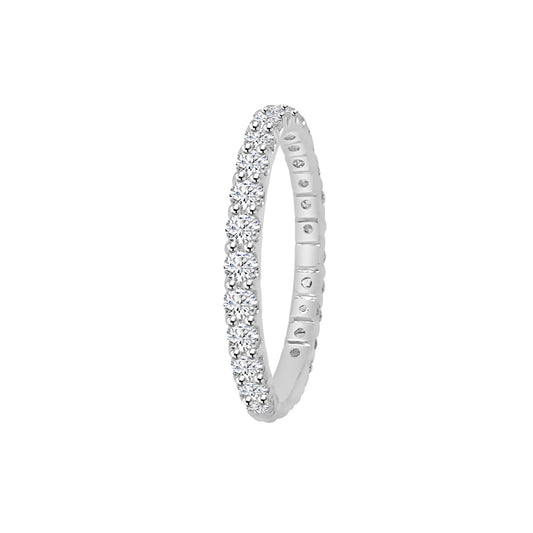 1.00 Ctw Full Eternity Diamond Band in U-Prong Setting