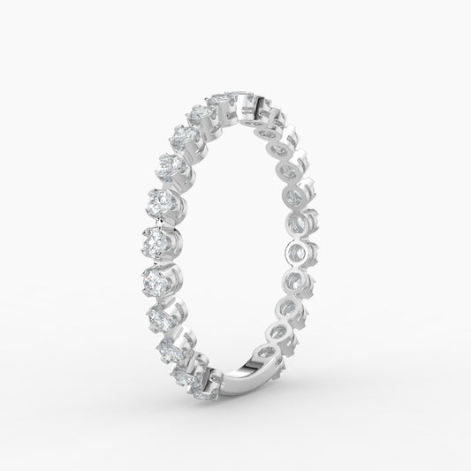 0.50 Ctw Full Diamond Band in Crown Setting