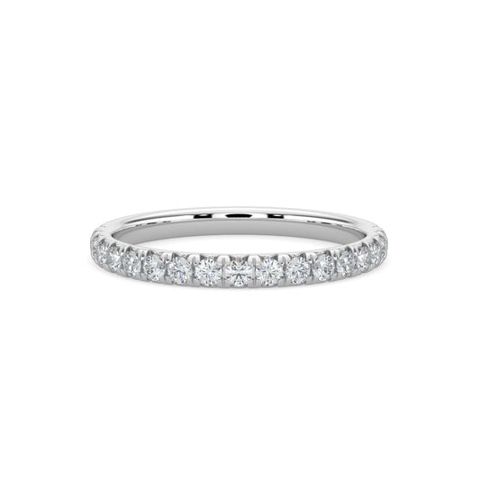 0.55 Ctw Diamond Band in French Pave Setting