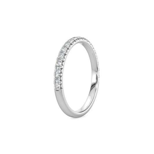 0.55 Ctw Diamond Band in French Pave Setting
