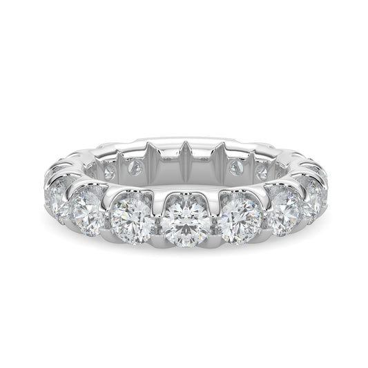3.00 Ctw Full Diamond Band in U-Prong Setting