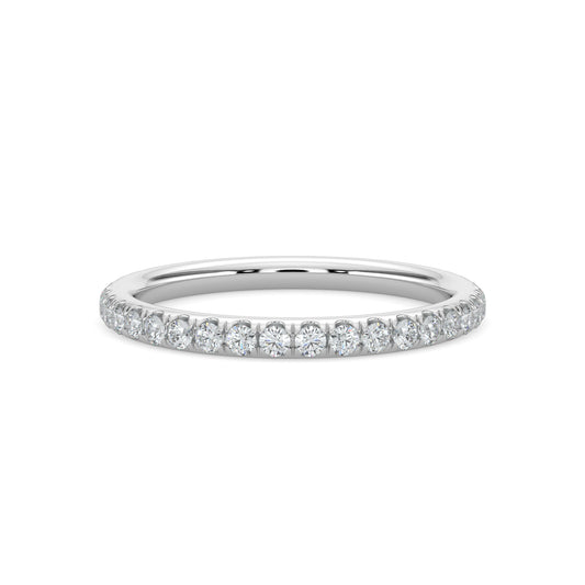 0.50 Ctw Diamond Band in Scallop Setting
