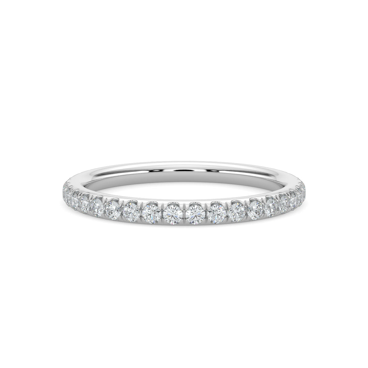 0.50 Ctw Diamond Band in Scallop Setting
