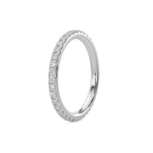 0.50 Ctw Diamond Band in Scallop Setting