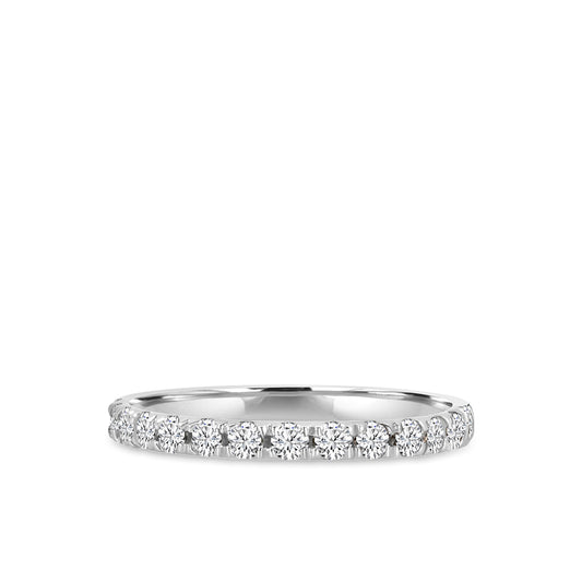 0.50 Ctw Diamond Band in Scallop Setting