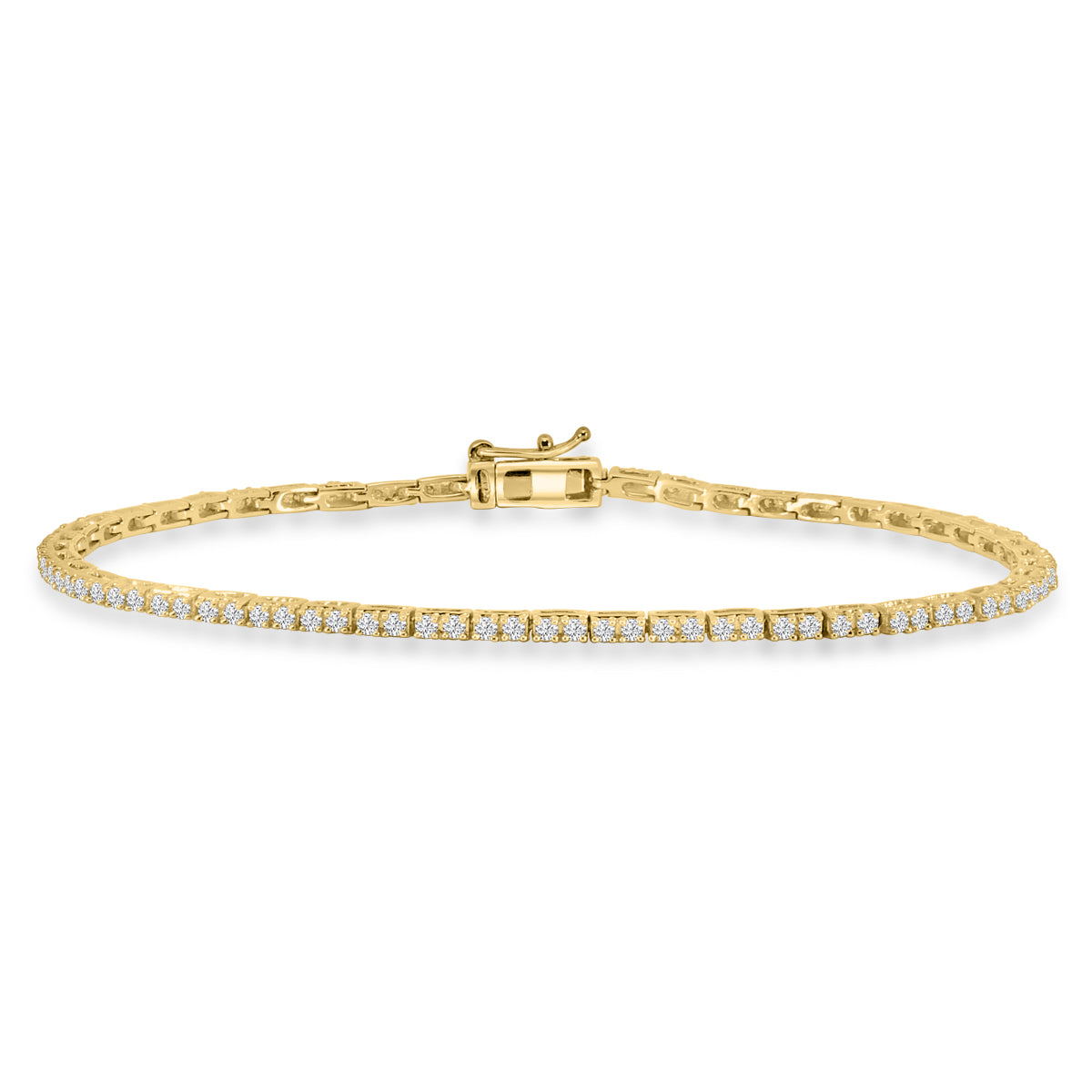 Classic Standard 4 Prong 1.00 Ctw Diamond Tennis Bracelet