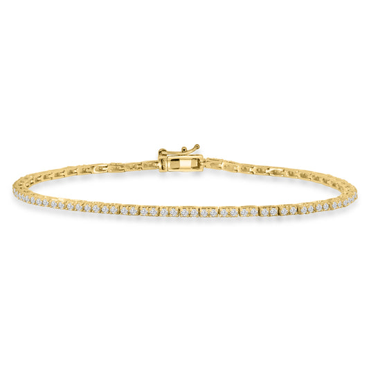 Classic Standard 4 Prong 1.00 Ctw Diamond Tennis Bracelet