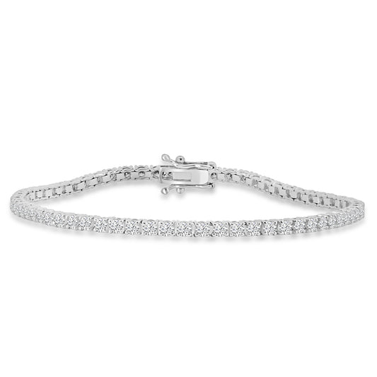 Classic Standard 4 Prong 3.00 Ctw Diamond Tennis Bracelet