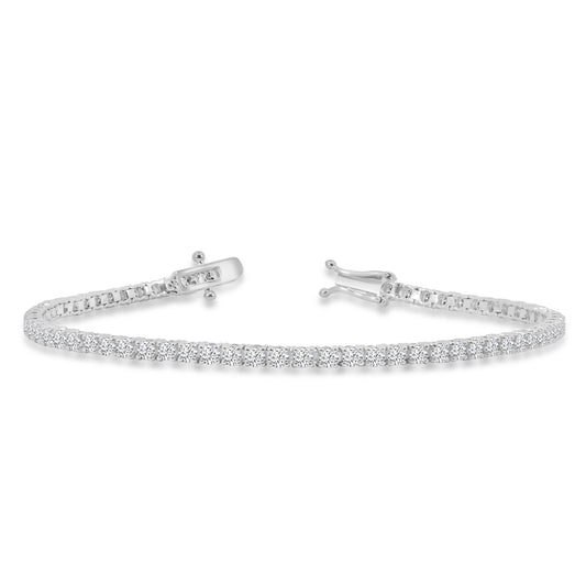 Classic Standard 4 Prong 3.00 Ctw Diamond Tennis Bracelet