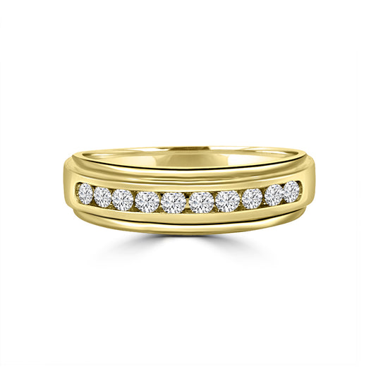 0.50 Ctw Machine Gents Creative Band