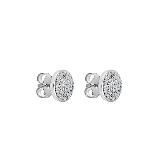 0.33 Ctw Cluster Diamond Earring
